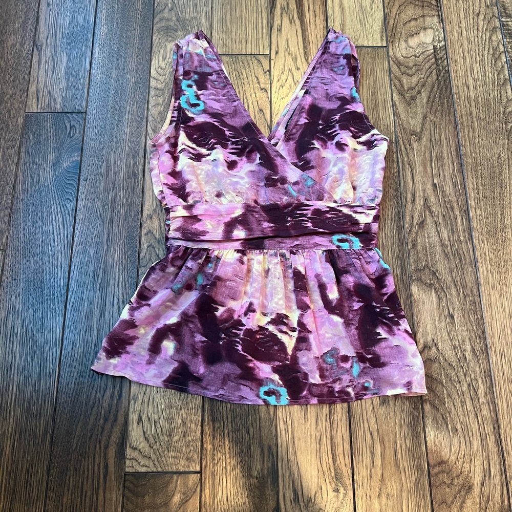 Purple and Pink Sleeveless Top, Banana Republic Outlet, 2P
